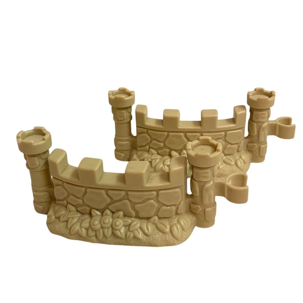 Fisher Price Little People Accessories Stone wall castle fence gate